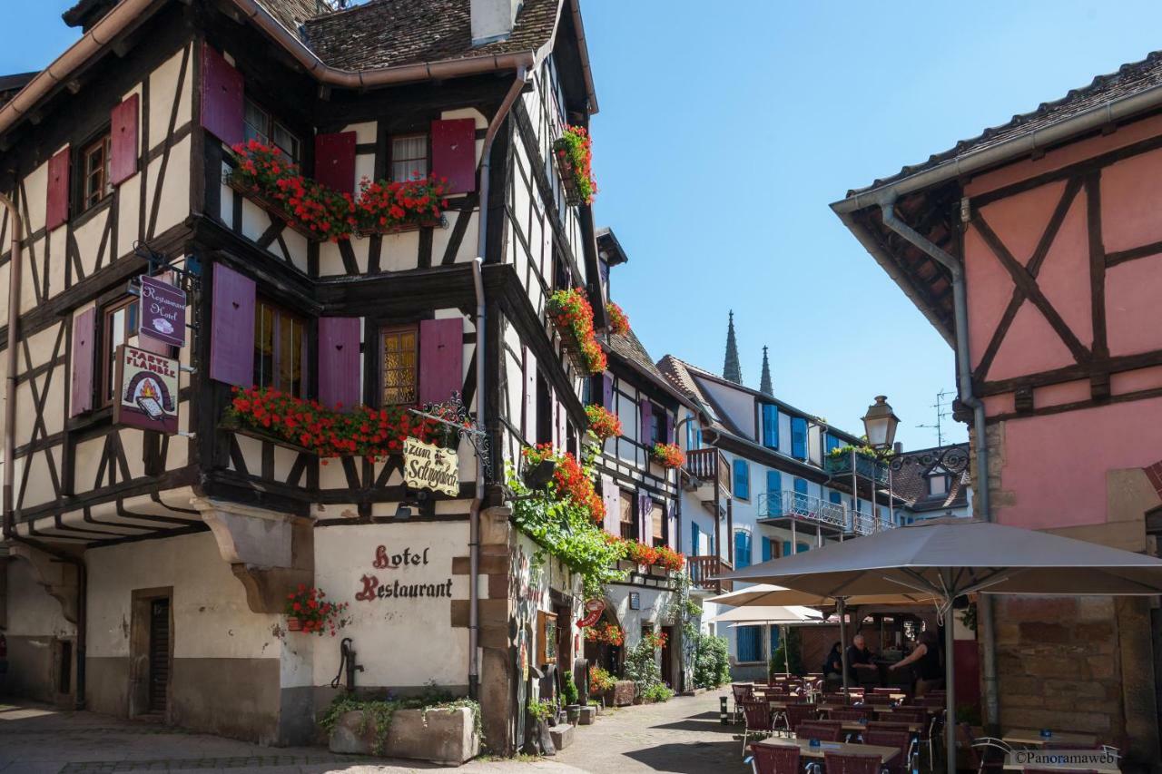 Hotel Restaurant Zum Schnogaloch Obernai Esterno foto